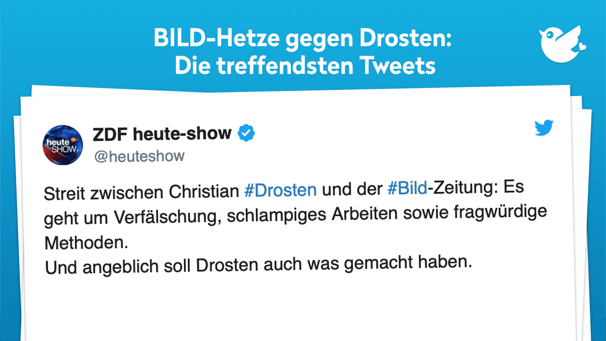 Drosten: Streit zwischen Christian #Drosten und der #Bild-Zeitung: Es geht um Verfälschung, schlampiges Arbeiten sowie fragwürdige Methoden. Und angeblich soll Drosten auch was gemacht haben.