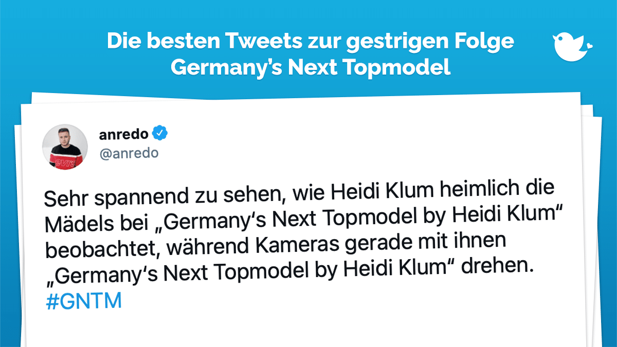 Sehr spannend zu sehen, wie Heidi Klum heimlich die Mädels bei „Germany‘s Next Topmodel by Heidi Klum“ beobachtet, während Kameras gerade mit ihnen „Germany‘s Next Topmodel by Heidi Klum“ drehen. #GNTM