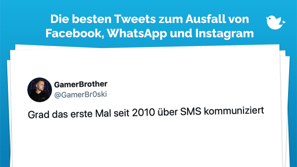 Die besten Tweets zum Ausfall von Facebook, WhatsApp und Instagram