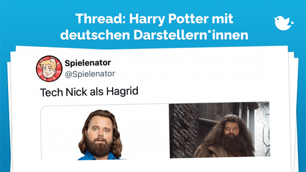 Tech Nick als Hagrid