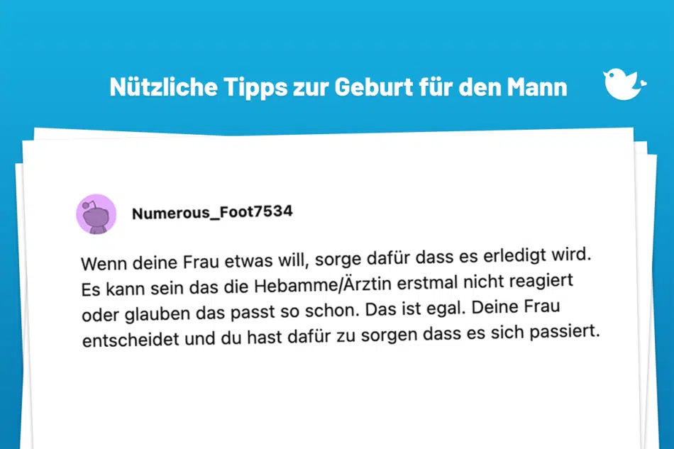 Wenn deine Frau etwas will, sorge dafür dass es erledigt wird. Es kann sein das die Hebamme/Ärztin erstmal nicht reagiert oder glauben das passt so schon. Das ist egal. Deine Frau entscheidet und du hast dafür zu sorgen dass es sich passiert.