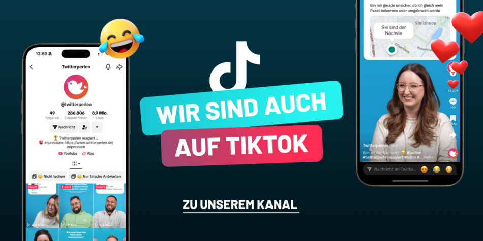 Wir sind auch auf TikTok! Hier geht's zu unserem Kanal