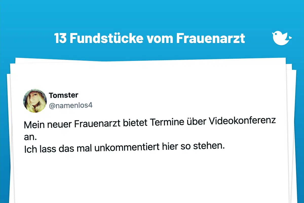 Mein neuer Frauenarzt bietet Termine über Videokonferenz an. Ich lass das mal unkommentiert hier so stehen.