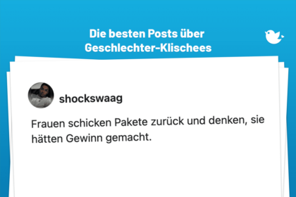 Frauen schicken Pakete zurück und denken, sie hätten Gewinn gemacht.
