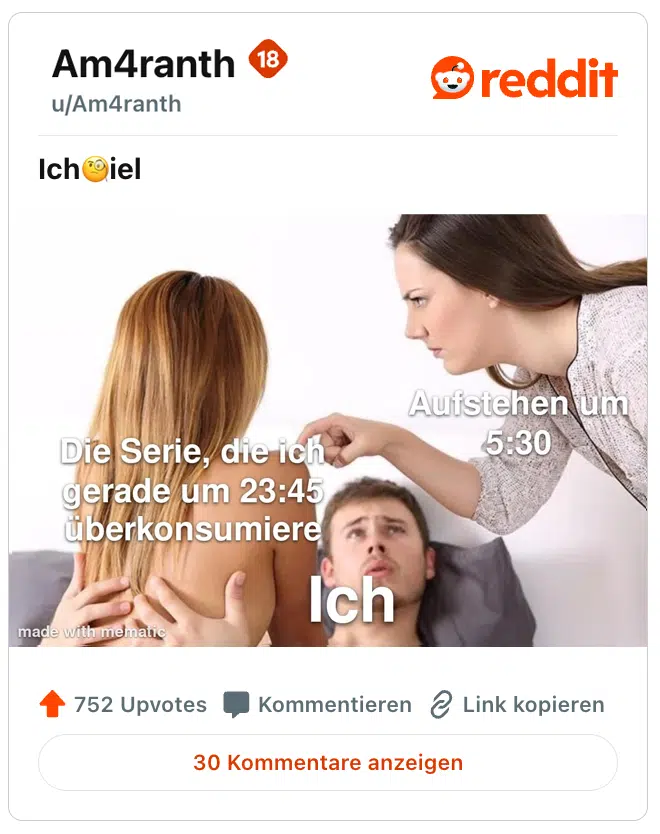 Die Serie, die ich gerade um 23:45 überkonsumiere