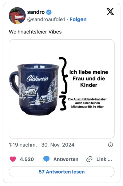 Weihnachtsfeier Vibes
