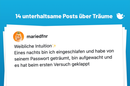 Weibliche Intuition✨ Eines nachts bin ich eingeschlafen und habe von seinem Passwort geträumt, bin aufgewacht und es hat beim ersten Versuch geklappt