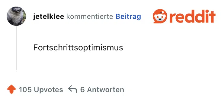 Fortschrittsoptimismus