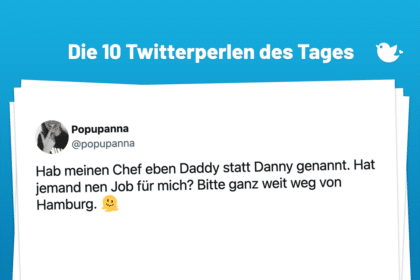 Hab meinen Chef eben Daddy statt Danny genannt. Hat jemand nen Job für mich? Bitte ganz weit weg von Hamburg. 🫠