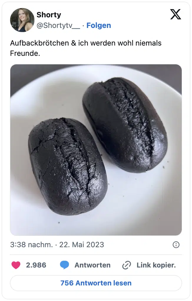 Aufbackbrötchen & ich werden wohl niemals Freunde.
