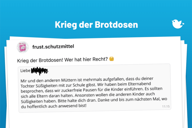 Krieg der Brotdosen: Wer hat hier Recht?