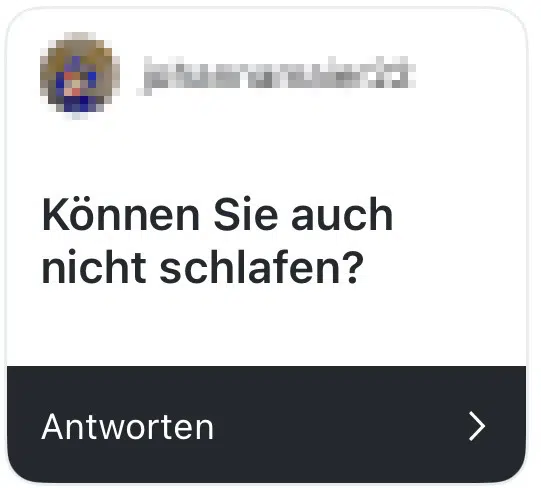 können sie auch nicht schlafen