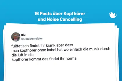 fußfetisch findet ihr krank aber dass man kopfhörer ohne kabel hat wo einfach die musik durch die luft in die kopfhörer kommt das findet ihr normal