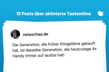 Die Generation, die früher Klingeltöne gekauft hat, ist dieselbe Generation, die heutzutage ihr Handy immer auf lautlos hat!