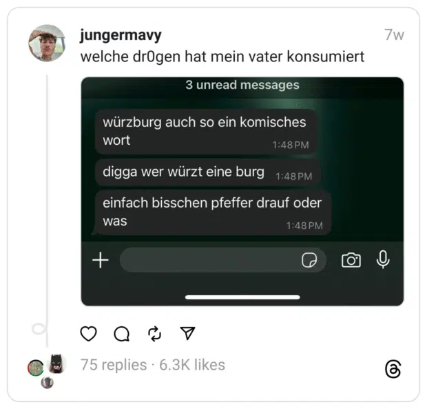 welche dr0gen hat mein vater konsumiert
