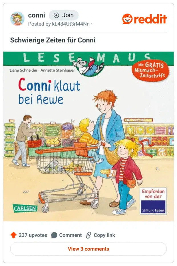 Conni klaut bei Rewe