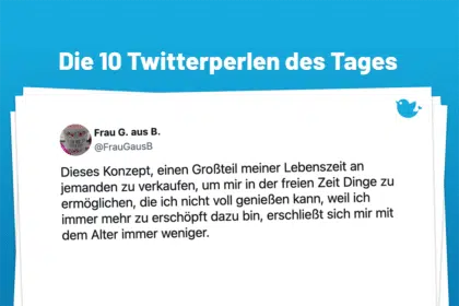 BIN NUR 1U BELN HIER Dieses Konzept, einen Großteil meiner Lebenszeit an jemanden zu verkaufen, um mir in der freien Zeit Dinge zu ermöglichen, die ich nicht voll genießen kann, weil ich immer mehr zu erschöpft dazu bin, erschließt sich mir mit dem Alter immer weniger.
