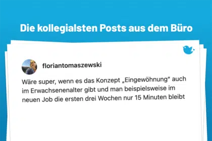 Die kollegialsten Posts aus dem Büro