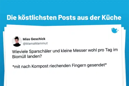 Wieviele Sparschäler und kleine Messer wohl pro Tag im Biomüll landen? *mit nach Kompost riechenden Fingern gesendet*
