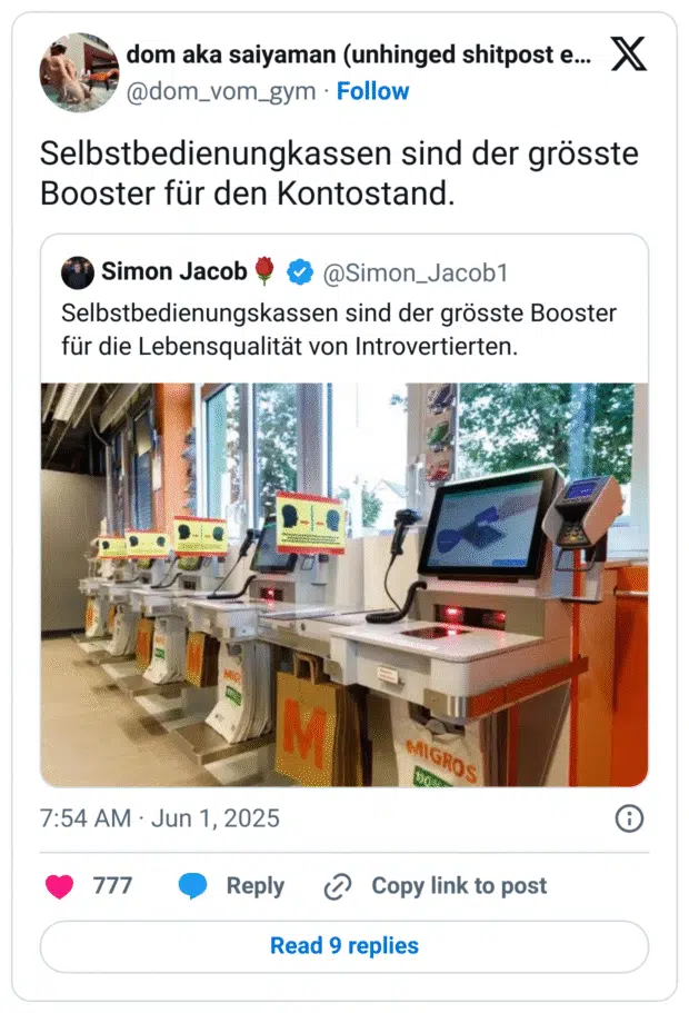 Wenn ich traurig bin, schaue ich mir meinen Kontostand an, dann bin ich zwar immernoch traurig, aber ich weiß wenigstens wieder warum
