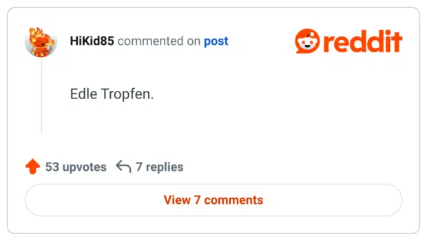 Edle Tropfen.