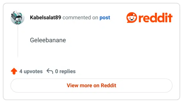 Geleebanane