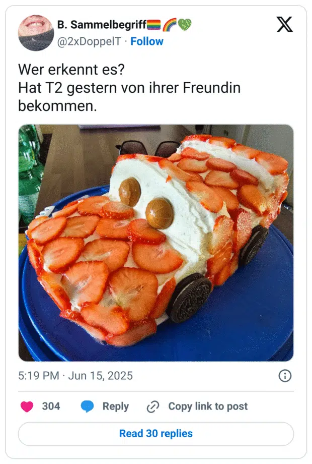 Wer erkennt es?
Hat T2 gestern von ihrer Freundin bekommen.