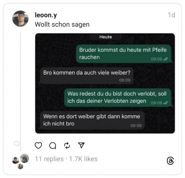 Wollt schon sagen