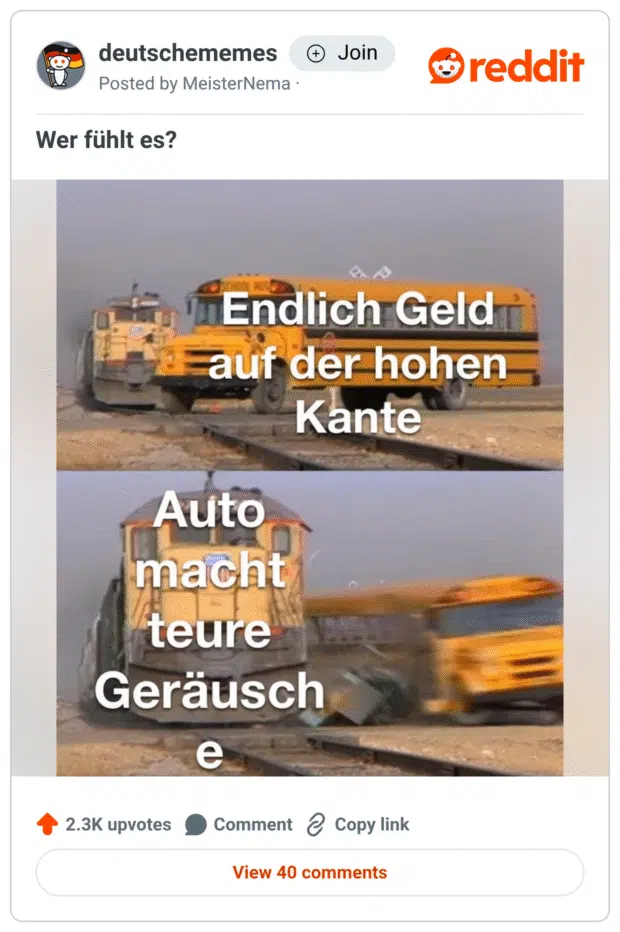 Wer fühlt es?