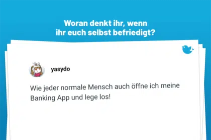 Wie jeder normale Mensch auch öffne ich meine Banking App und lege los!