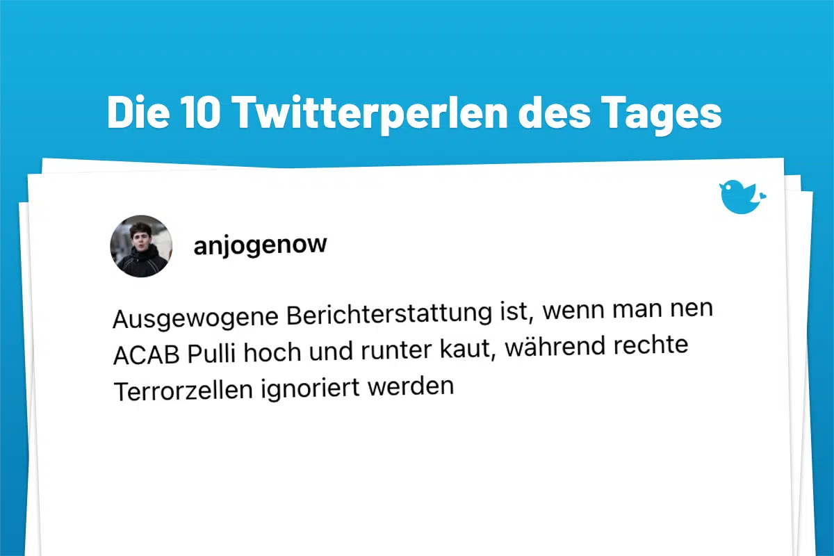 Ausgewogene Berichterstattung ist, wenn man nen ACAB Pulli hoch und runter kaut, während rechte Terrorzellen ignoriert werden