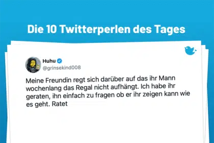 Meine Freundin regt sich darüber auf das ihr Mann wochenlang das Regal nicht aufhängt. Ich habe ihr geraten, ihn einfach zu fragen ob er ihr zeigen kann wie es geht. Ratet