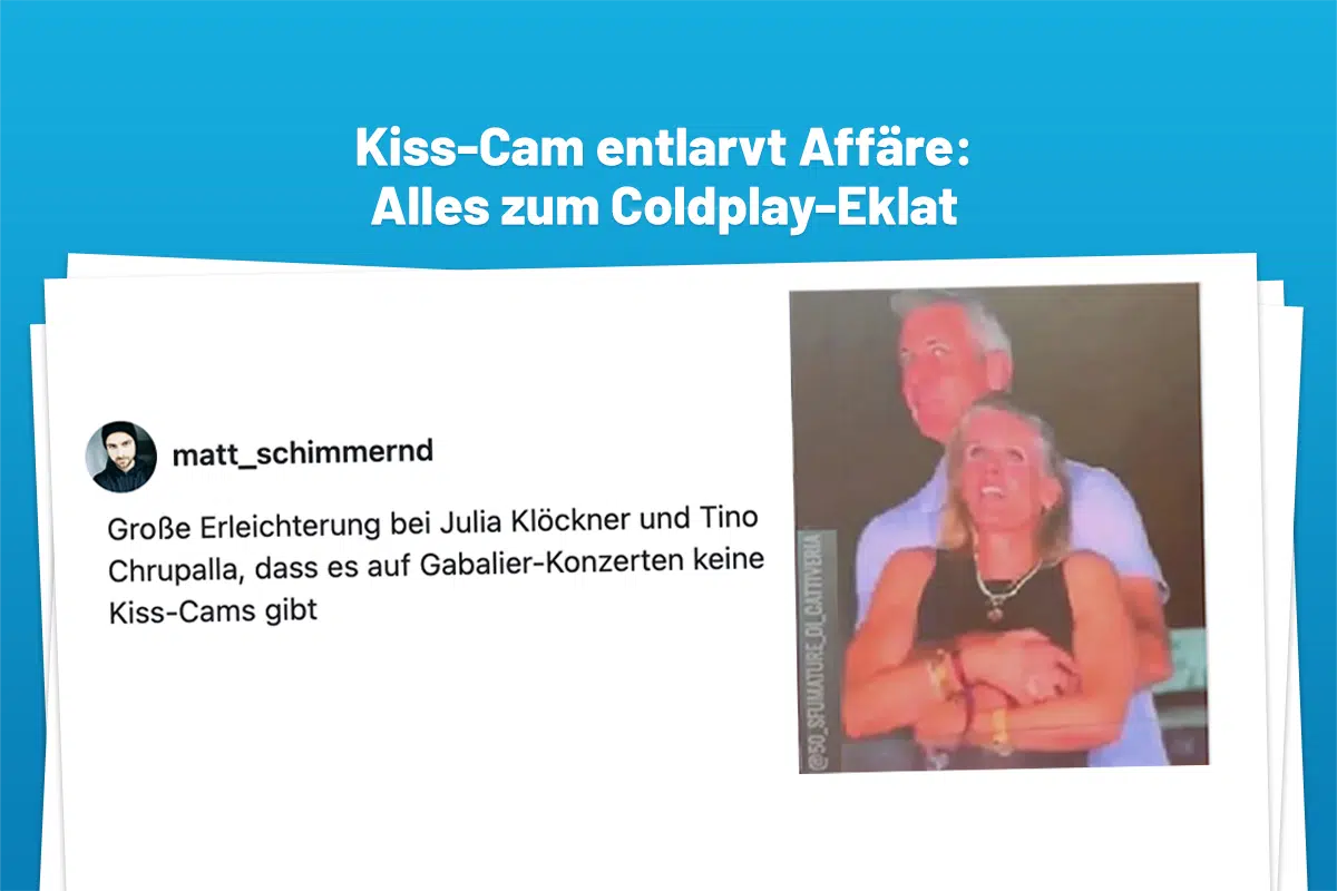 Große Erleichterung bei Julia Klöckner und Tino Chrupalla, dass es auf Gabalier-Konzerten keine Kiss-Cams gibt