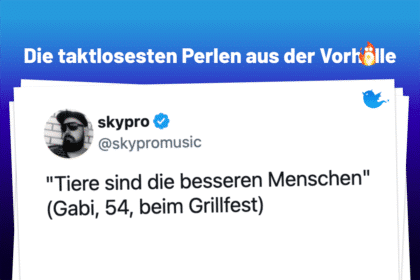 Ist das schwarzer Humor oder kann das weg?