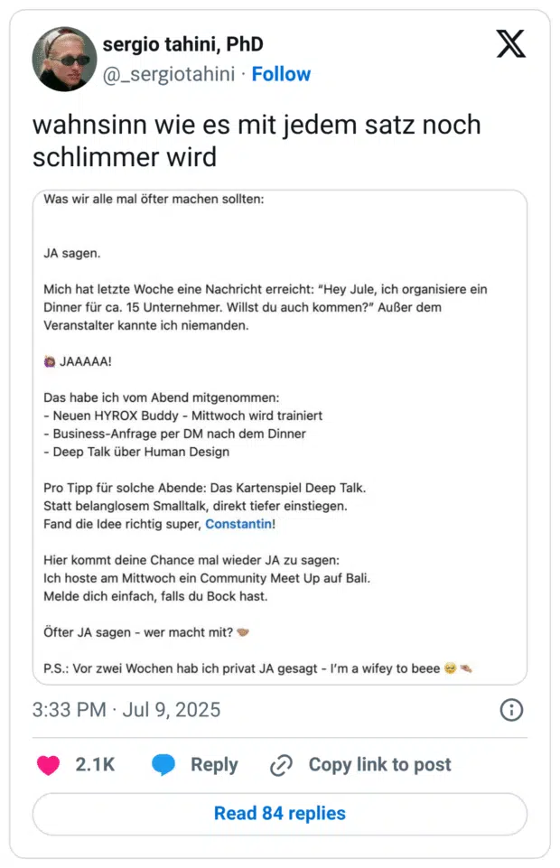 wahnsinn wie es mit jedem satz noch schlimmer wird
