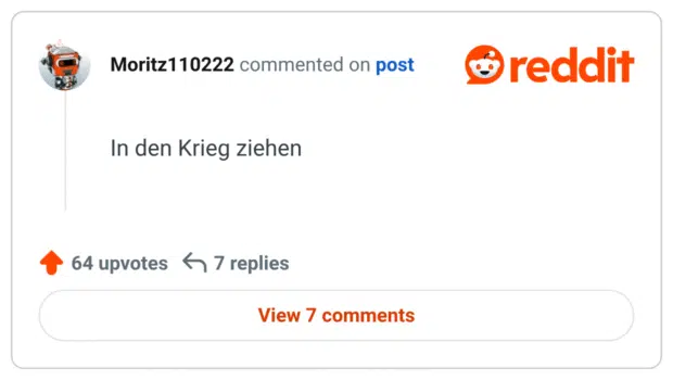 In den Krieg ziehen
