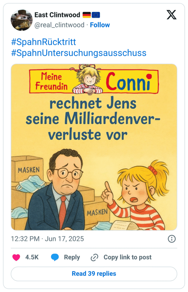 Meine Freundin rechnet Jens seine Milliardenver- verluste vor MASKEN