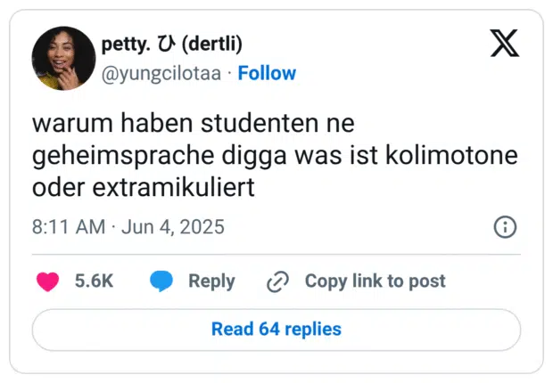 warum haben studenten ne geheimsprache digga was ist kolimotone oder extramikuliert