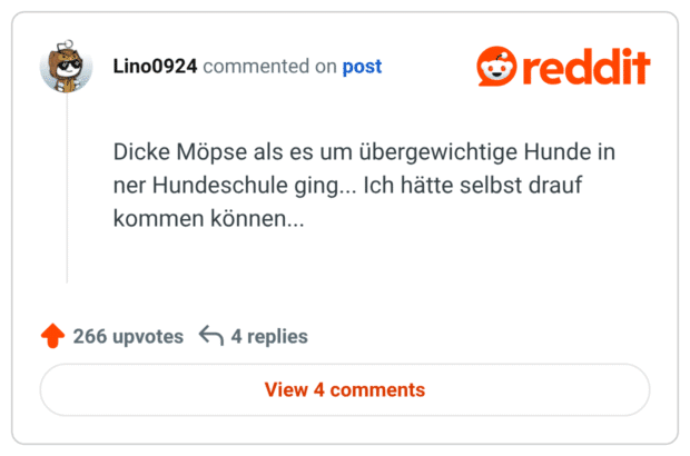 Dicke Möpse als es um übergewichtige Hunde in ner Hundeschule ging... Ich hätte selbst drauf kommen können...