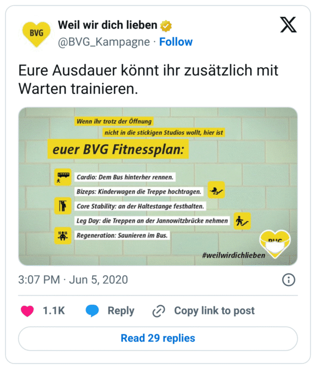 Eure Ausdauer könnt ihr zusätzlich mit Warten trainieren.
