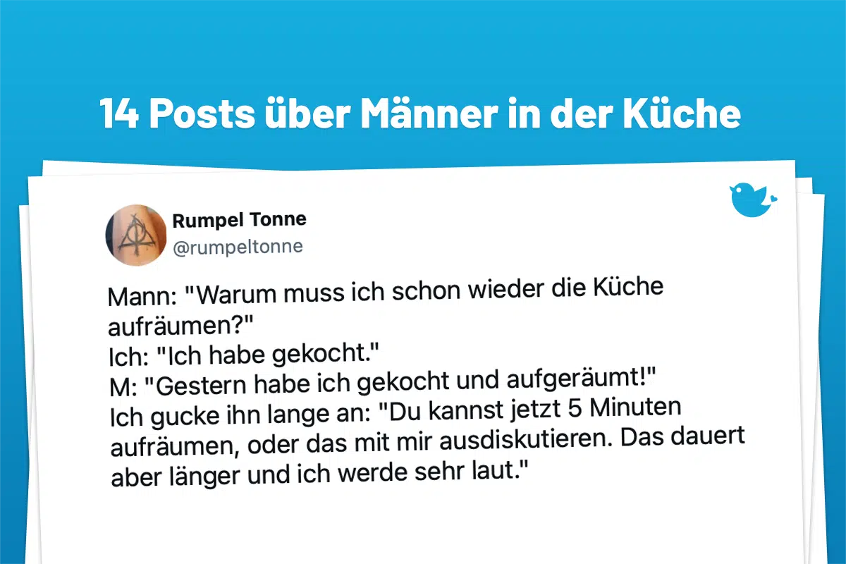 14 Posts über Männer in der Küche