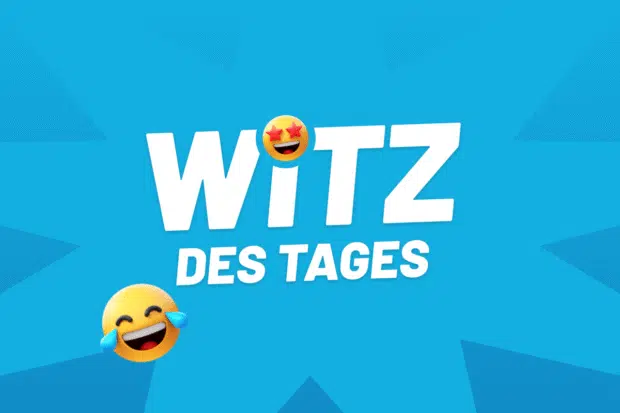 Türkise Vorschau-Grafik von twitterperlen.de zum Witz des Tages