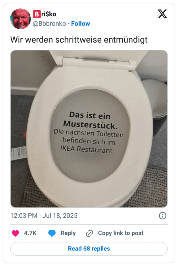 Wir werden schrittweise entmündigt
