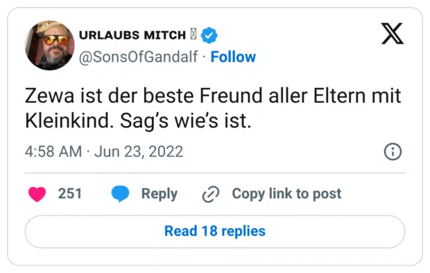 Zewa ist der beste Freund aller Eltern mit Kleinkind. Sag’s wie's ist.