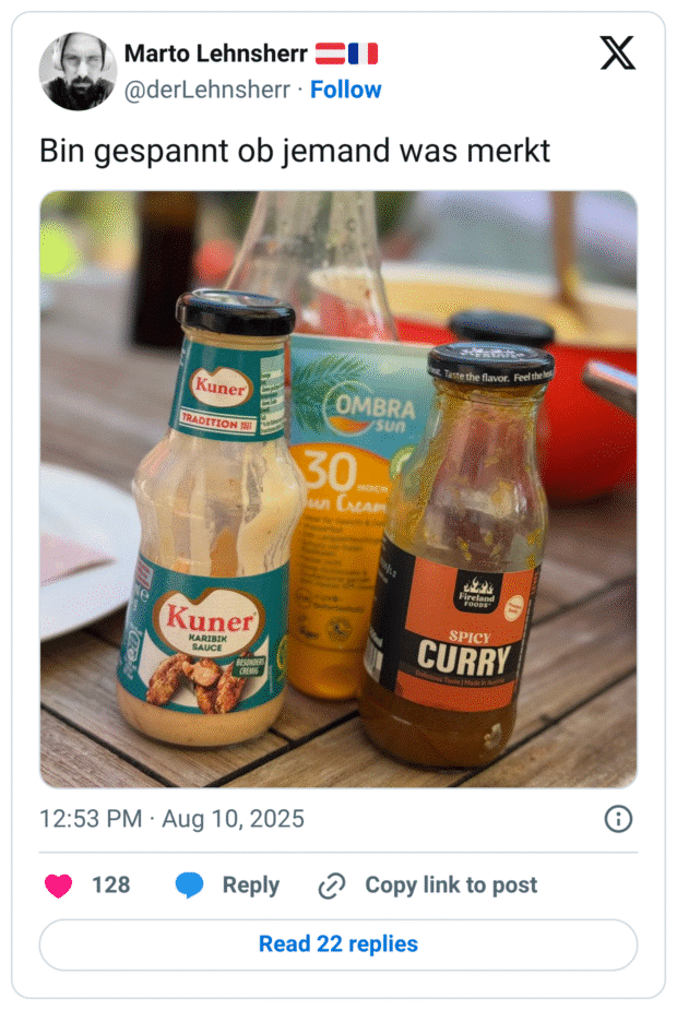 Bin gespannt, ob jemand was merkt
