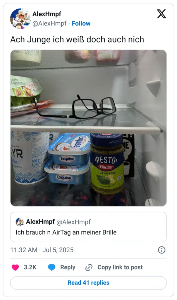 Ach Junge ich weiß doch auch nich