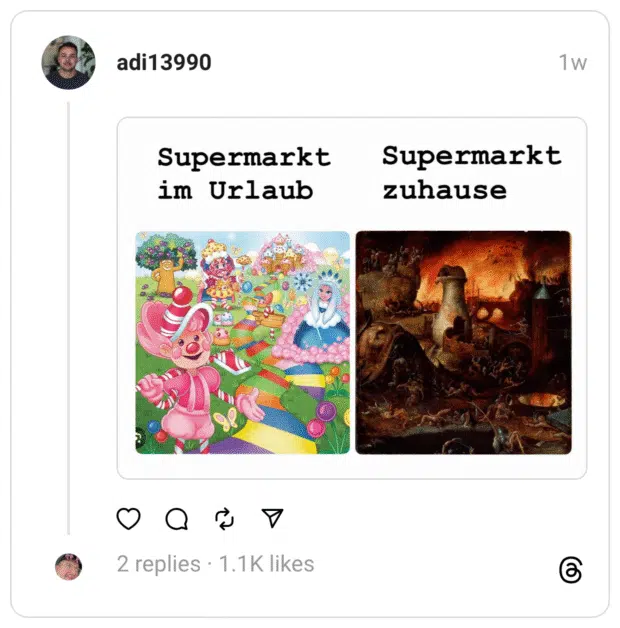 Supermarkt zuhause
