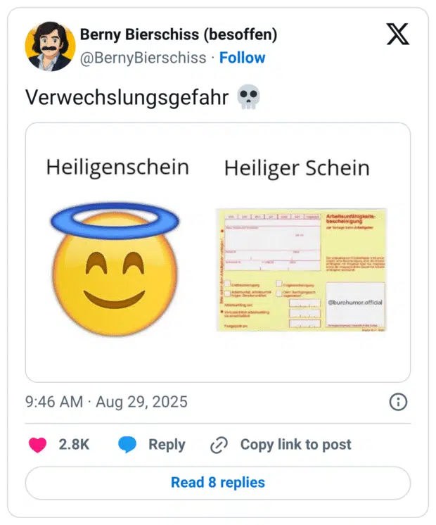 Verwechslungsgefahr 💀
