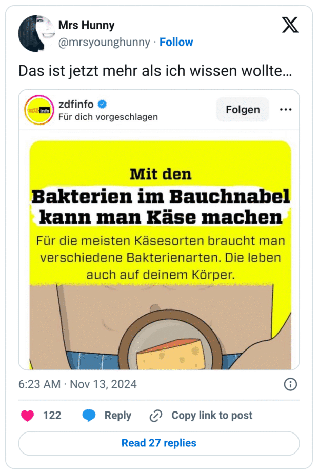 Das ist jetzt mehr als ich wissen wollte…