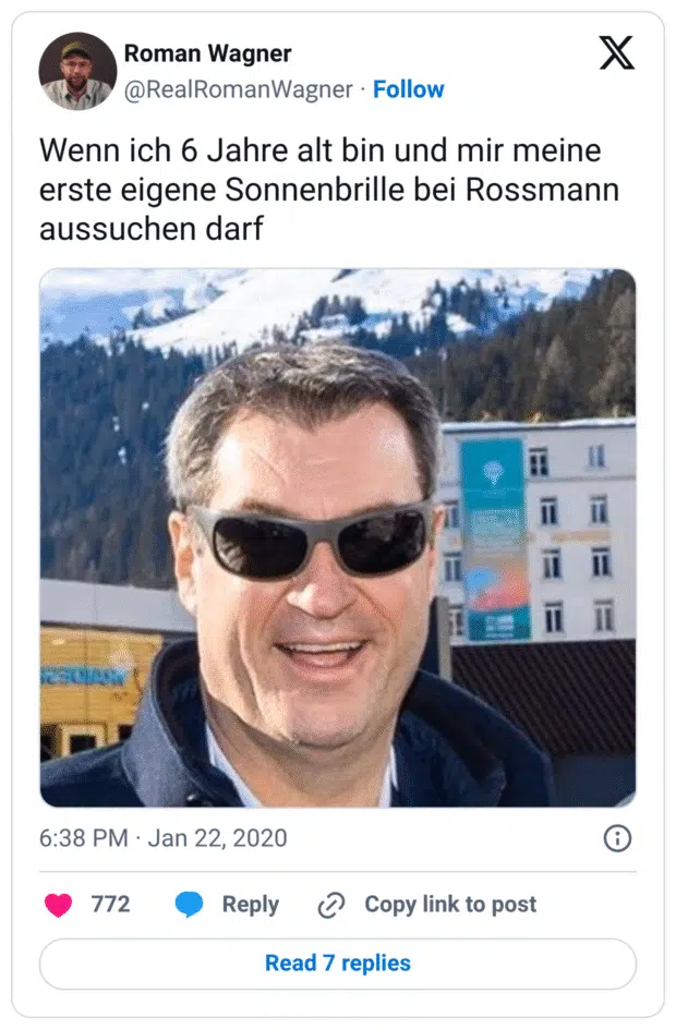 Wenn ich 6 Jahre alt bin und mir meine erste eigene Sonnenbrille bei Rossmann aussuchen darf
